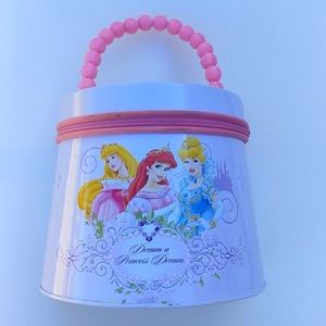 4/$15 🌻 Disney Princess Zip Up Metal Tin Purse